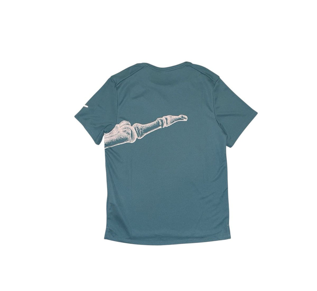 tshirt nike running DIVISION OS/SQUELETTE vert canard 1.1